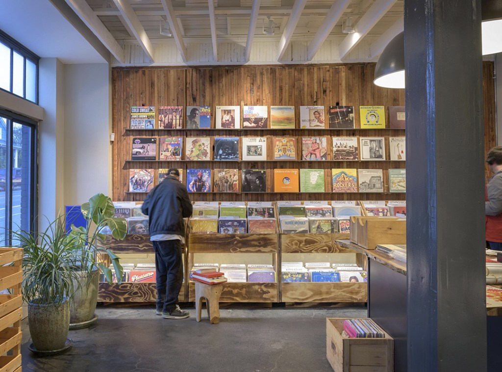 Records galore at Daybreak. Photo by Aaron Leitz Photography