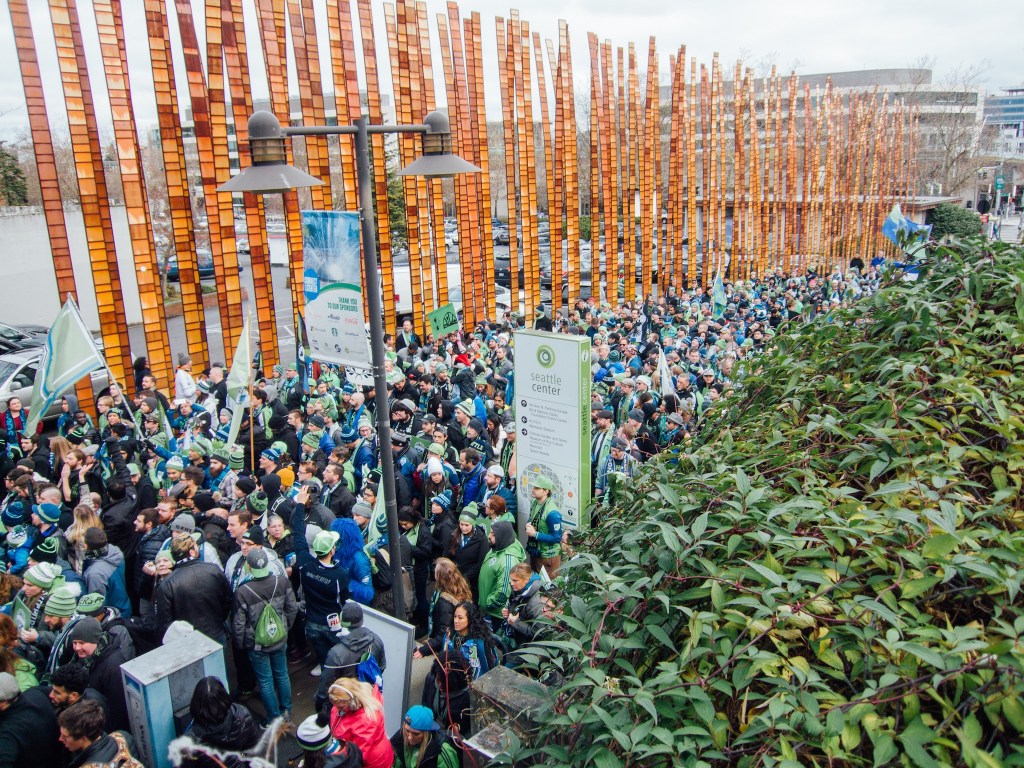 Sounders Fans Sound Off at the MLS Cup Victory Parade