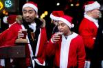 The Many Santas (And Frosties) Of SantaCon
