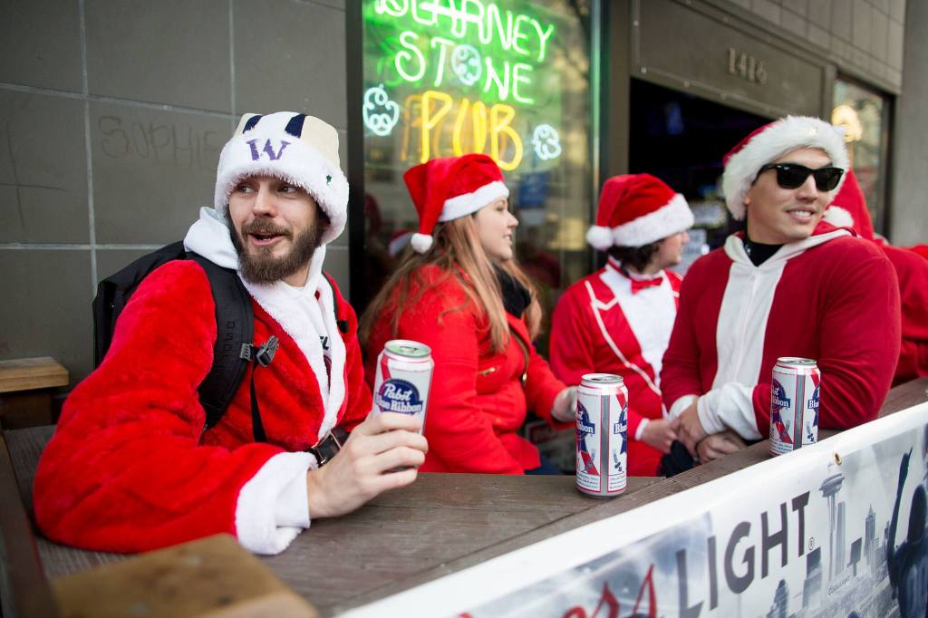 The Many Santas (And Frosties) Of SantaCon