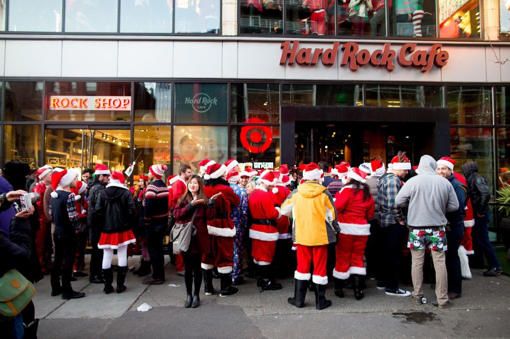 The Many Santas (And Frosties) Of SantaCon