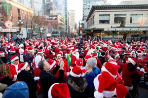 The Many Santas (And Frosties) Of SantaCon