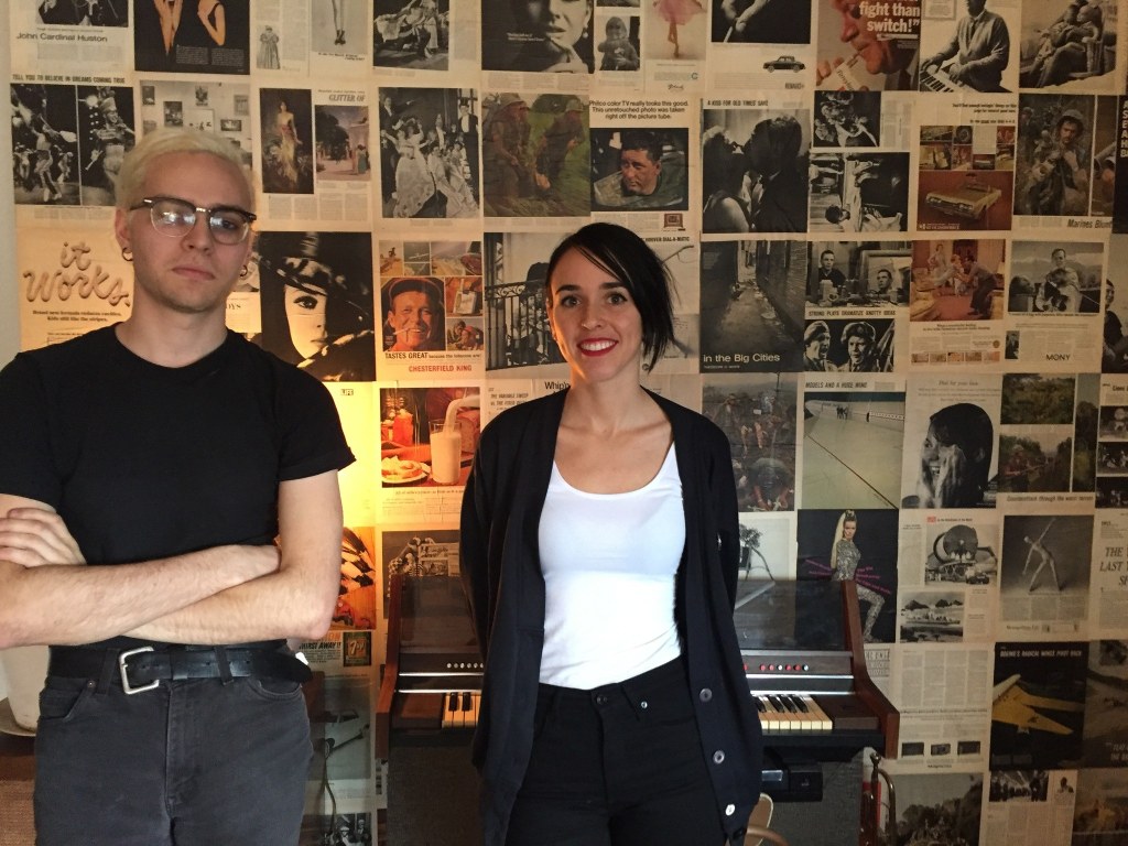 Ian Kurtis Crist and Erica Miller of Good Person Recordings. Photo by Kelton Sears