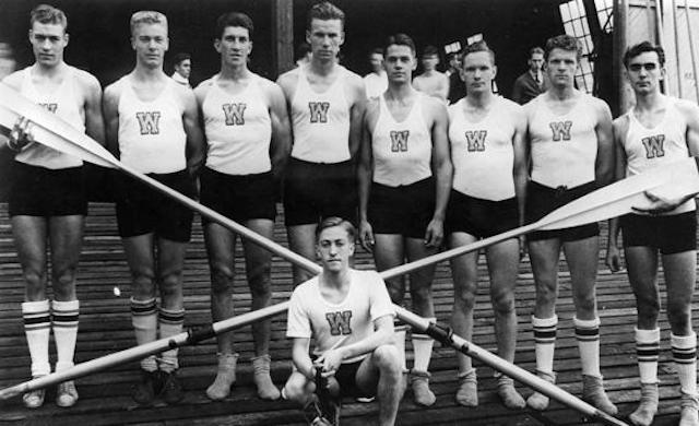 The 1936 UW Row team at the center of &ldquo;The Boys on the Boat.&rdquo; Photo courtesy of University of Washington Libraries, Special Collections, UW2234.