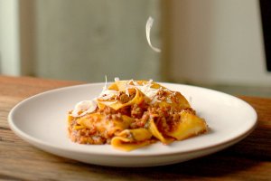 Housemade pappardelle. Courtesy of Raccolto
