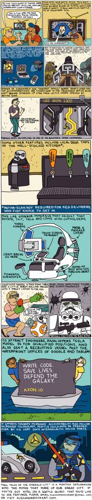 Tall Tales of the Emerald City: Axon’s Cosplayer Cop Tech