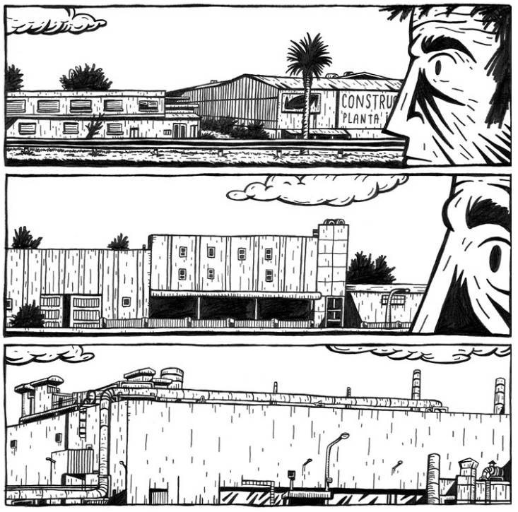 Panels from Growing Up in Public by Ezequiel García.