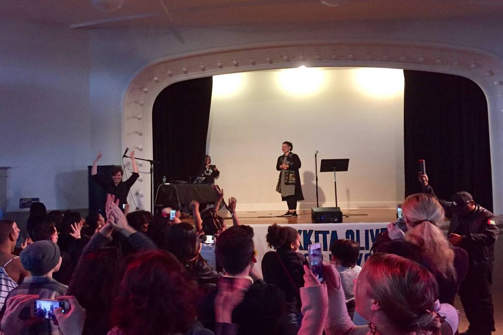 For a Different Kind of Candidate, a Different Kind of Campaign Kickoff Party