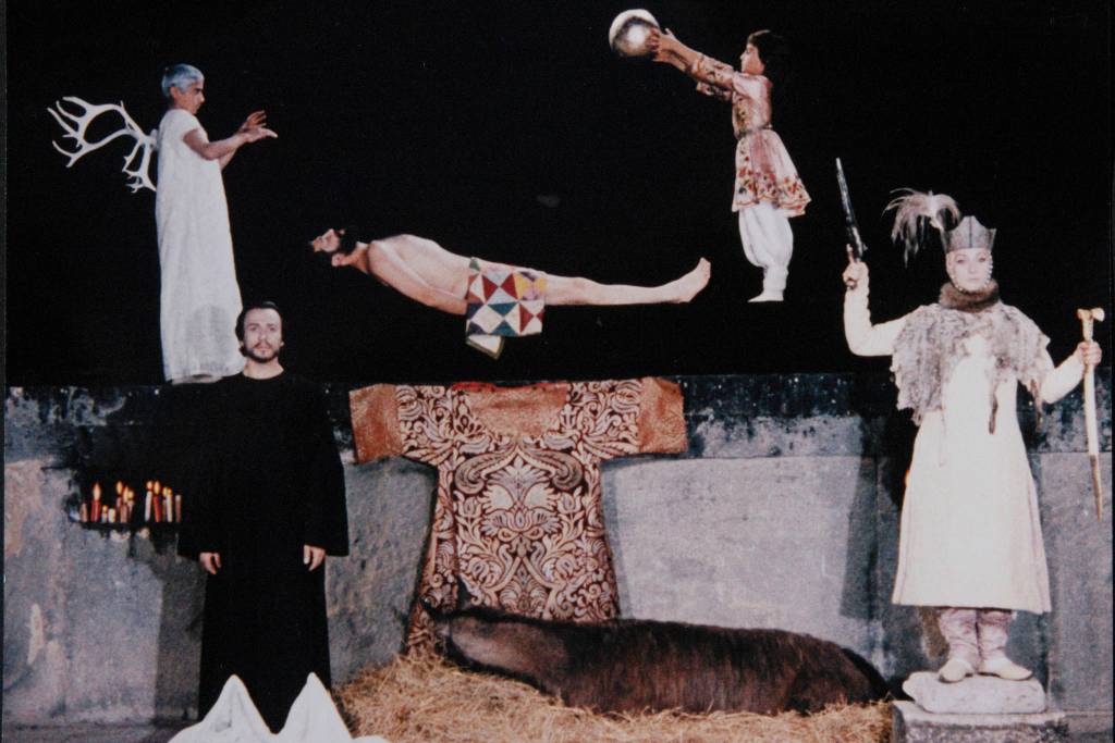 A still from &ldquo;The Color of Pomegranates.&rdquo;