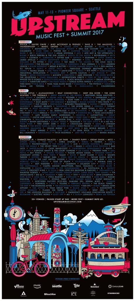 Upstream Music Fest + Summit Reveals All 300-Plus Artists On Its Lineup