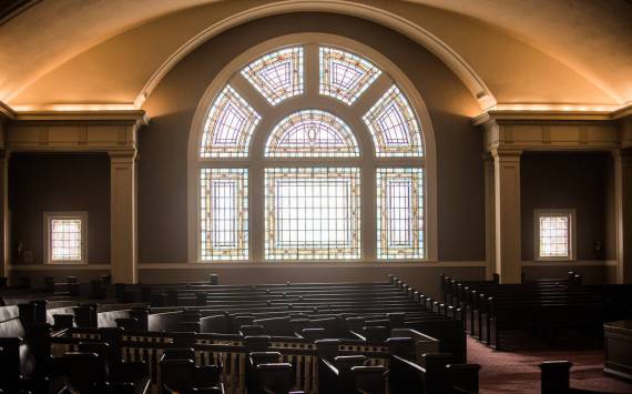 The Great Hall at Town Hall Seattle.