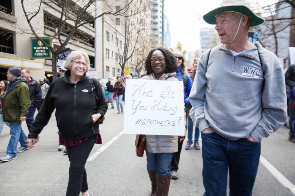 &ldquo;I&rsquo;m against Trump not showing his taxes. I think that everyone should,&rdquo; Selena Ehlers said. &ldquo;All the presidents in the past have done so, what does he have to hide? I think there&rsquo;s some sort of collusion going on between him and this Russian deal that&rsquo;s going on.&rdquo;