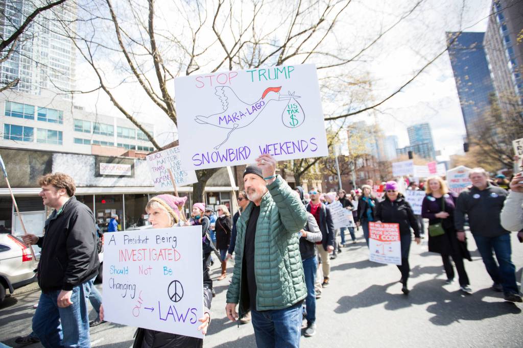 &ldquo;At the very least, he repeatedly and explicitly promised to release his taxes and he just keeps dodging it, even though he said explicitly he would do it, over and over. It&rsquo;s inherently untrustworthy and there&rsquo;s almost certainly information that&rsquo;s relevant to understanding his conflicts of interest. I think he should be held accountable for his repeated promises to reveal his taxes,&rdquo; said Aaron.