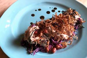 Coconut poached chicken. Photo by Leah Kangas