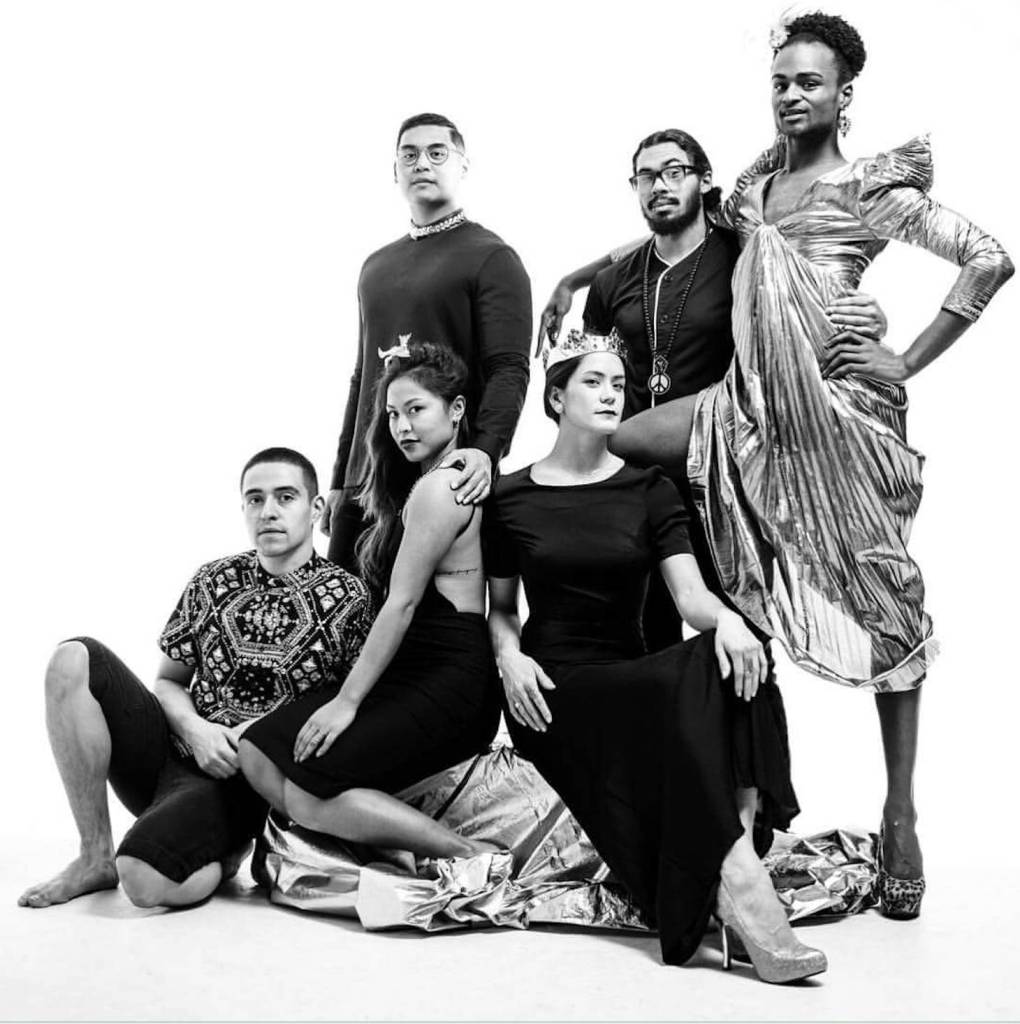 (L-R) Fausto Rivera, Cheryl Delostrinos, Ryan Diaz, Lorraine Lau, Michael O&rsquo;Neal Jr., and Randy Ford. Photo by Andrew Imanaka