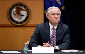 Attorney General Jeff Sessions at the Justice Department in Washington. (AP Photo/Alex Brandon)