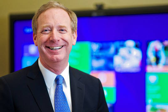 Brad Smith. Photo courtesy of Microsoft