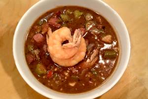 The gumbo. Photo by Nicole Sprinkle