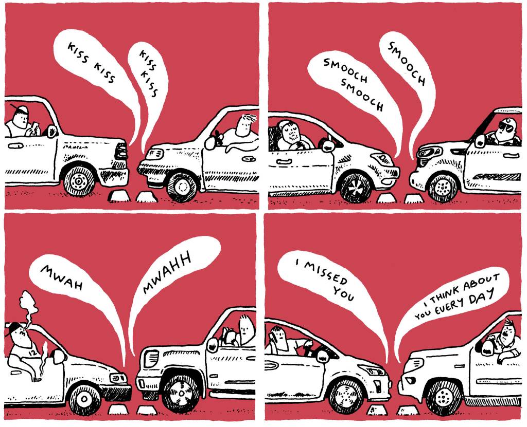 BAD BOY COMIX: Boys in Parked Cars