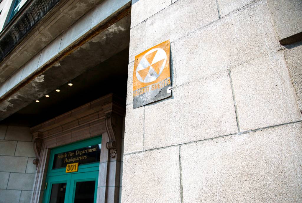 Seattle Fire Department headquarters in Pioneer Square.