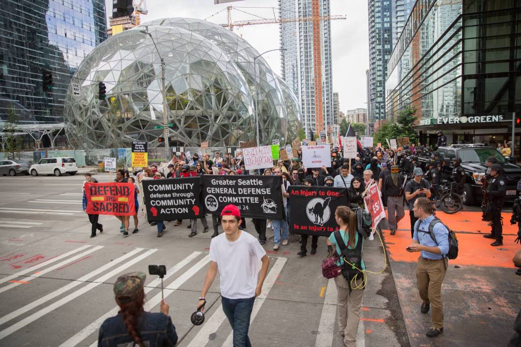 Counter-Protesters Face Off Against Far Right in Tense Rally