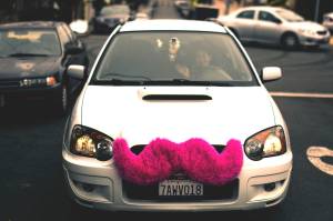 The Lyft mustache. Photo by Alfredo Mendez, Flickr Creative Commons