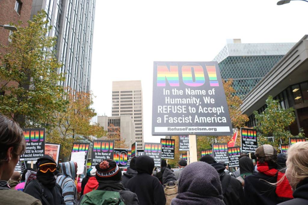 One Year Later, Some Anti-Trump Seattleites Still Mad Enough to Hit the Streets