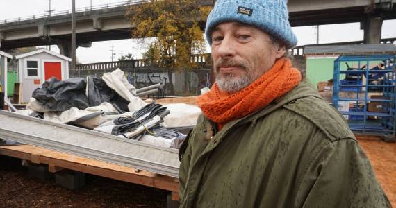 Tent City 5 Campers Move to Interbay Tiny House Village