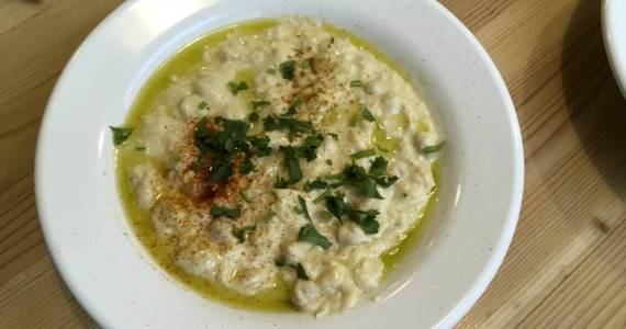 The hummus comes one of five ways. Photo by Nicole Sprinkle