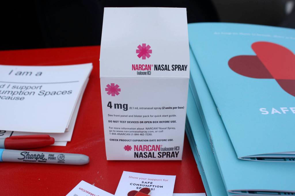 Narcan Nasal Spray reverses the effects of opioids during an overdose. Photo by Melissa Hellmann