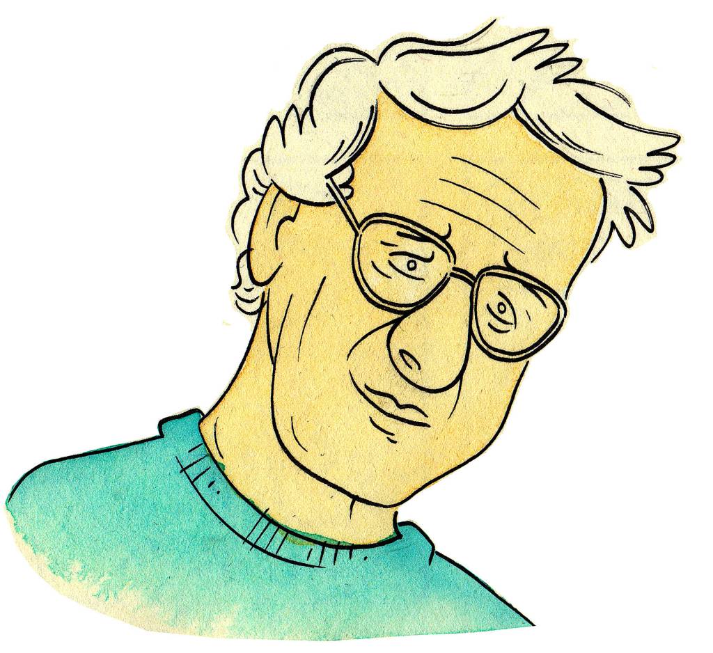 Illustration by James the Stanton                                 Dennis Peron.