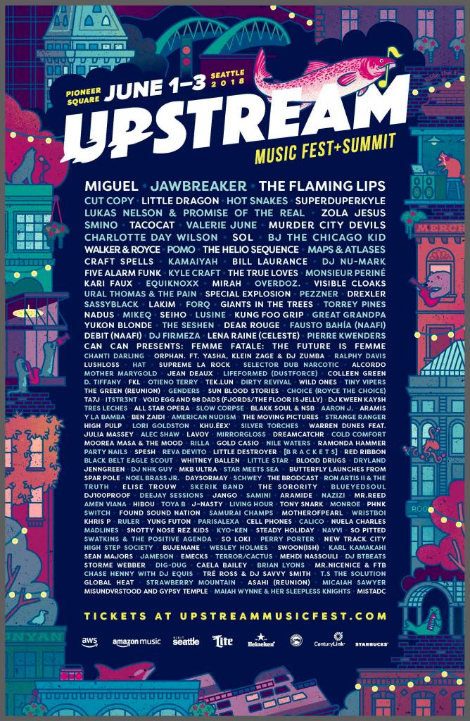 Full Upstream Music Fest Lineup Revealed