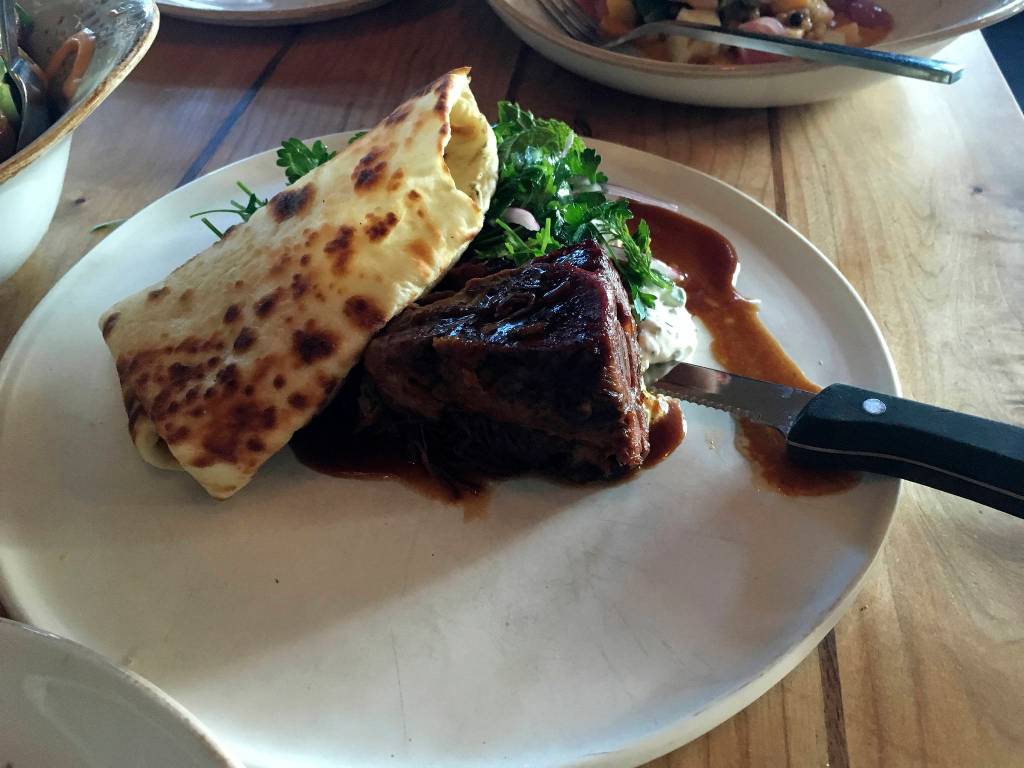 The lamb shoulder at Westward. Photo by Nicole Sprinkle