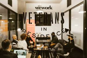 Seattles WeWork Veterans in Residence Program Powered by Bunker Labs started in January 2018. Photo courtesy WeWork