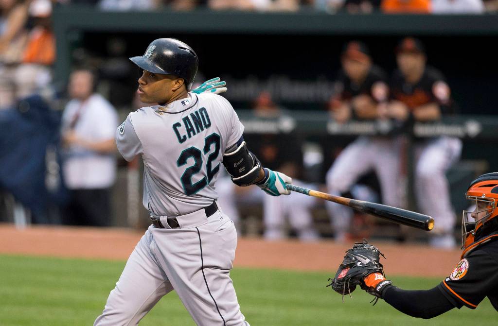 Robinson Cano still seeks his first playoff appearance as a Mariner. Photo by Keith Allison/Flickr