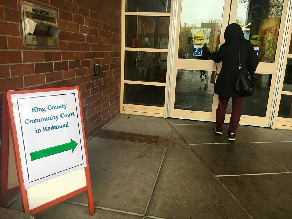 The city of Redmond and the Redmond Library are partnering with King County District Court to pilot the countys first Community Court program. Katie Metzger/staff photo