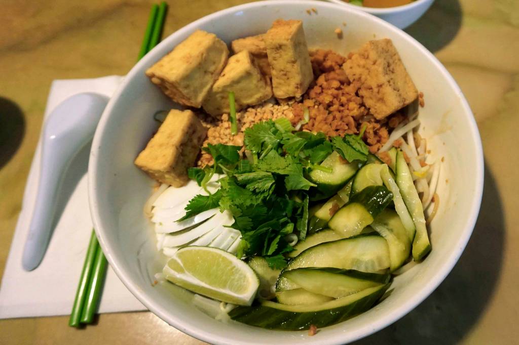 Battambangs Favorite Noodle is one of the most popular dishes at Phnom Penh. Photo by Melissa Hellmann