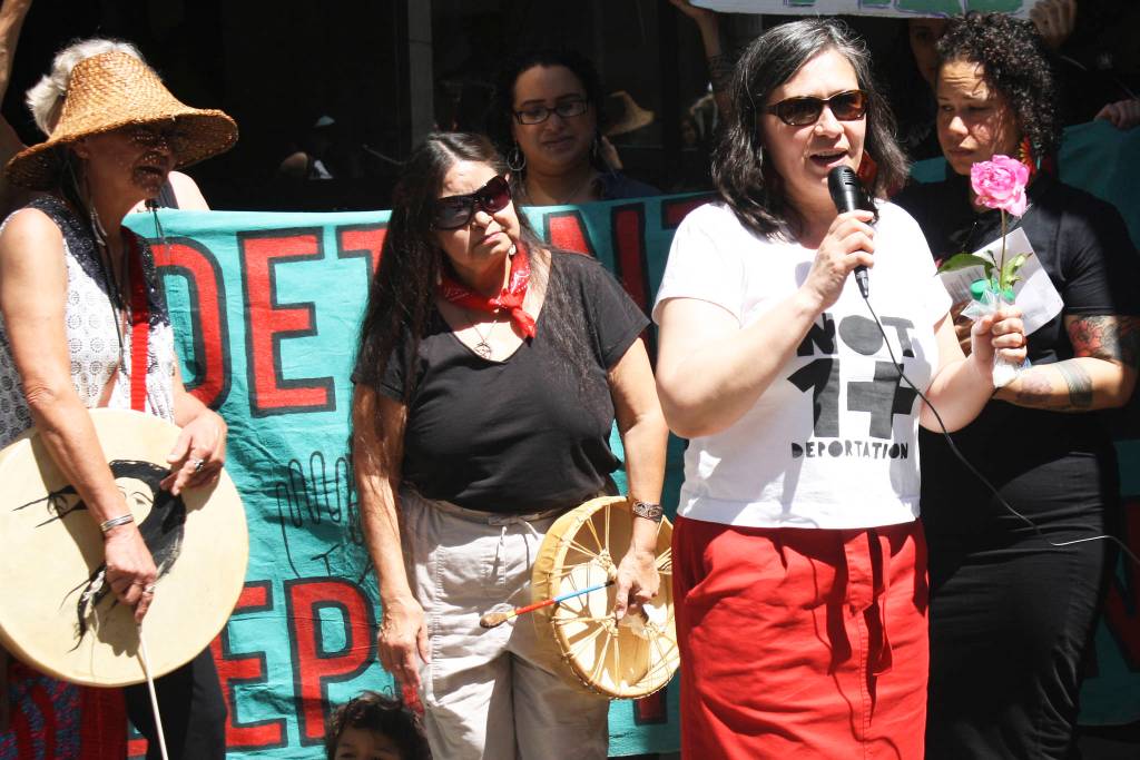 Maru Mora-Villalpandos second deportation hearing was rescheduled for June 26. Photo by Melissa Hellmann