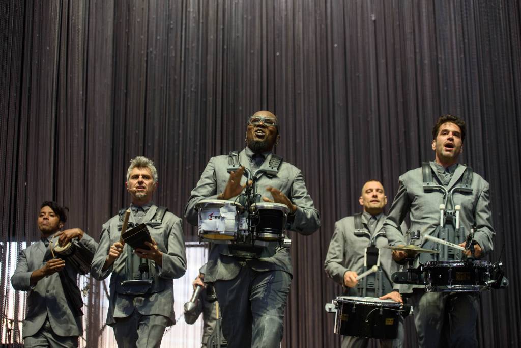 David Byrnes band.