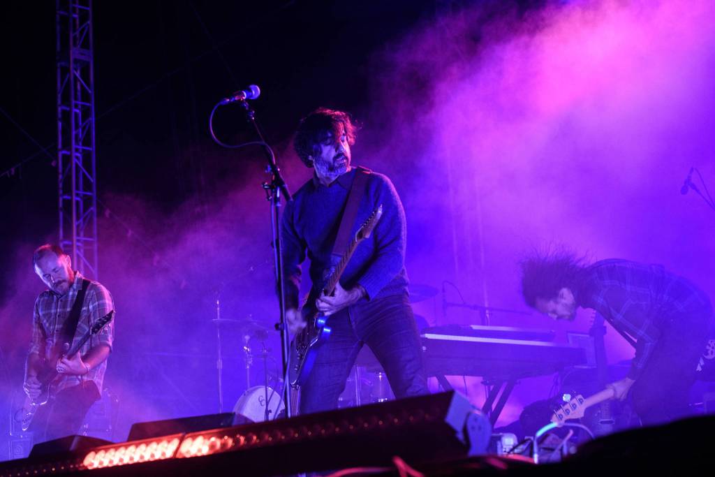 Explosions in the Sky rock out under the stars.