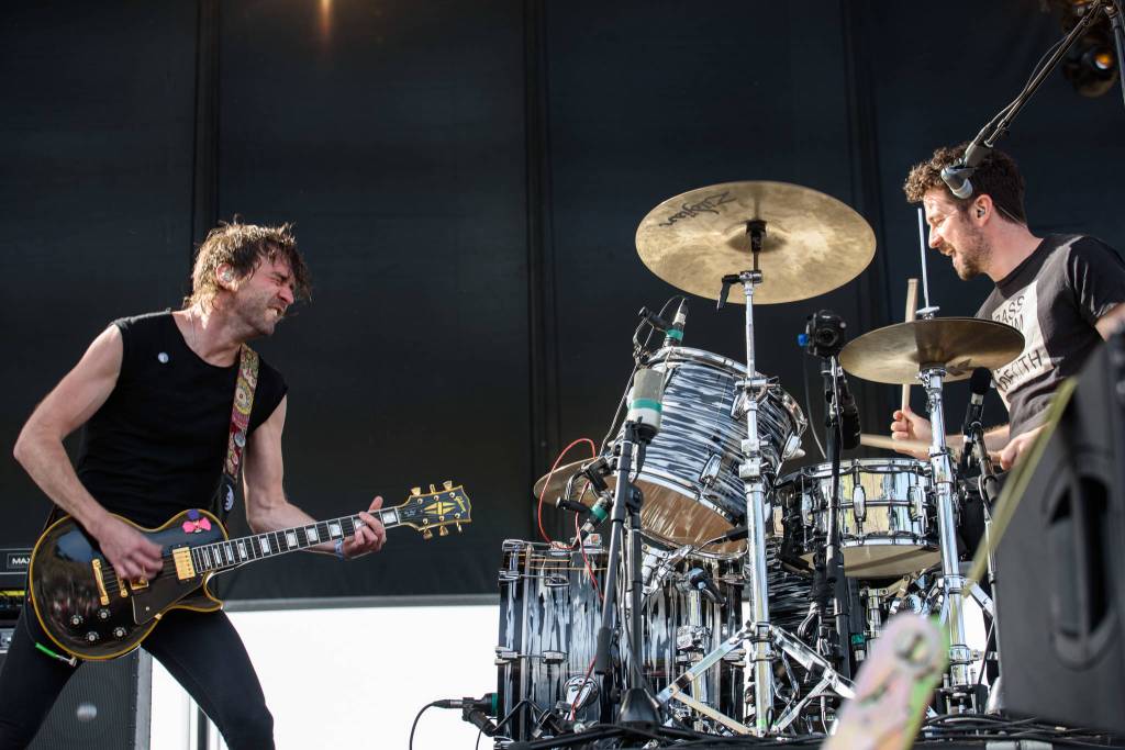 Japandroids shredding through the heat.