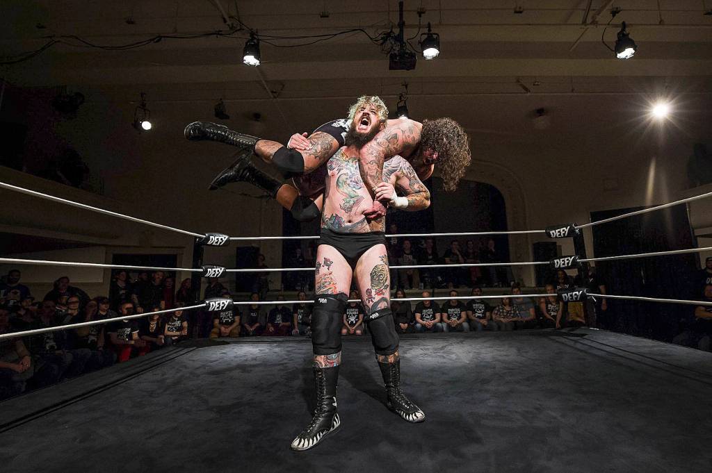 Josh Schaff and Brody King will both be in action at <em>Defy: Requiem</em>. Photo by Nate Watters/Defy