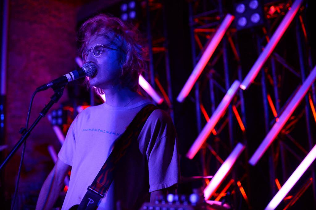 Portlands Strange Ranger making delightfully messy indie rock at AXIS 1. Photo by Seth Sommerfeld