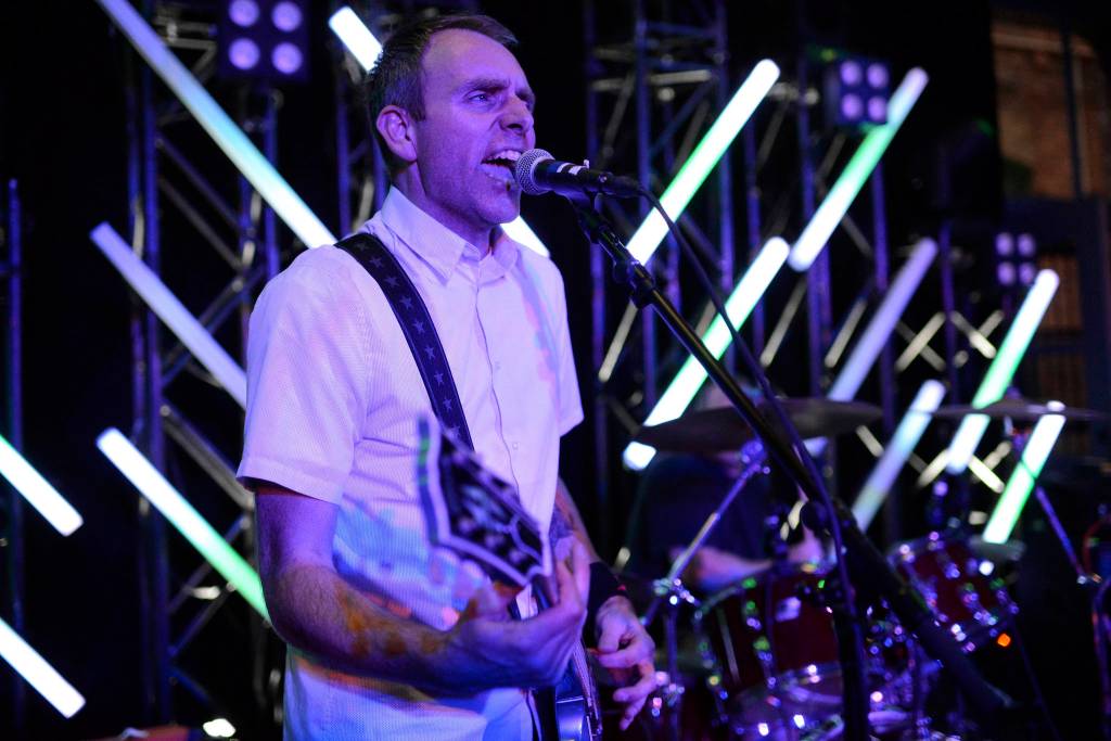 As part of a salute to the old Eastside scene, 90s punk band The Green (aka Waffle Stomper) reunites for a lively set. (P.S. The singer looks *<em>nothing*</em> like Chris Hardwick.) Photo by Seth Sommerfeld