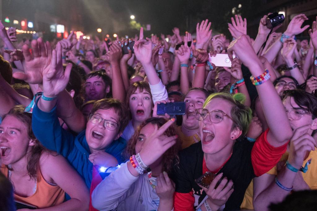 Brockhamptons frenzied crowd. Photo by Morgen Schuler