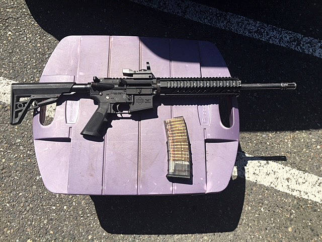 According to the King County Sheriffs Office, the suspect had this AR-15 rifle in his possession at the time of the shooting. The loaded magazine that was inserted into the rifle at the time of the shooting. Photo courtesy King County Sheriffs Office