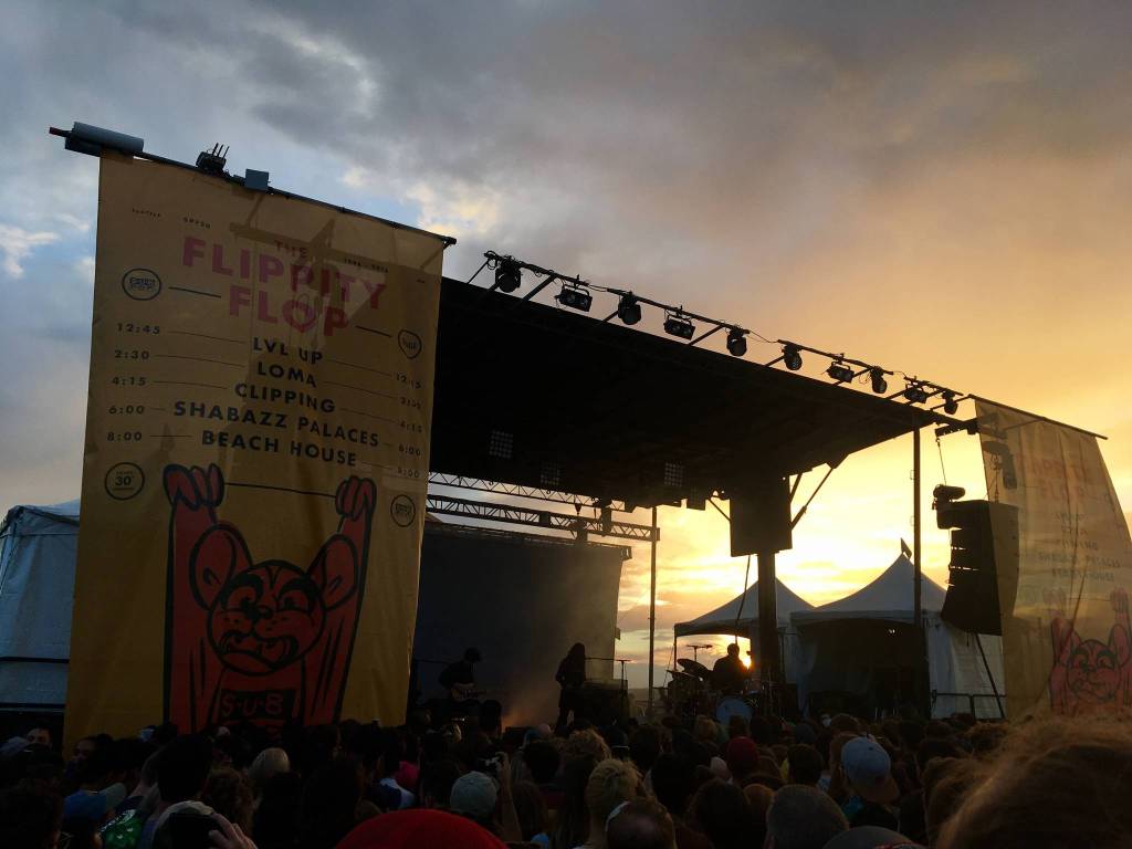 Beach House basking in the golden hour at SPF30. Photo by Seth Sommerfeld