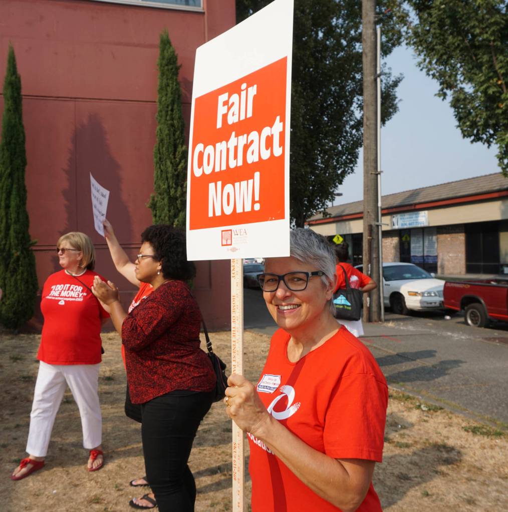Sophie Pritchard, a special education teacher at Jane Addams Middle School. Photo by Melissa Hellmann