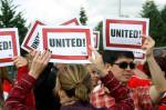 Teachers remain unified in seeking better pay as negotiations continue under the cloud of a possible strike. Photo by Mark Klaas