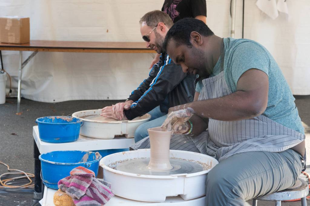 Makers space crafting.